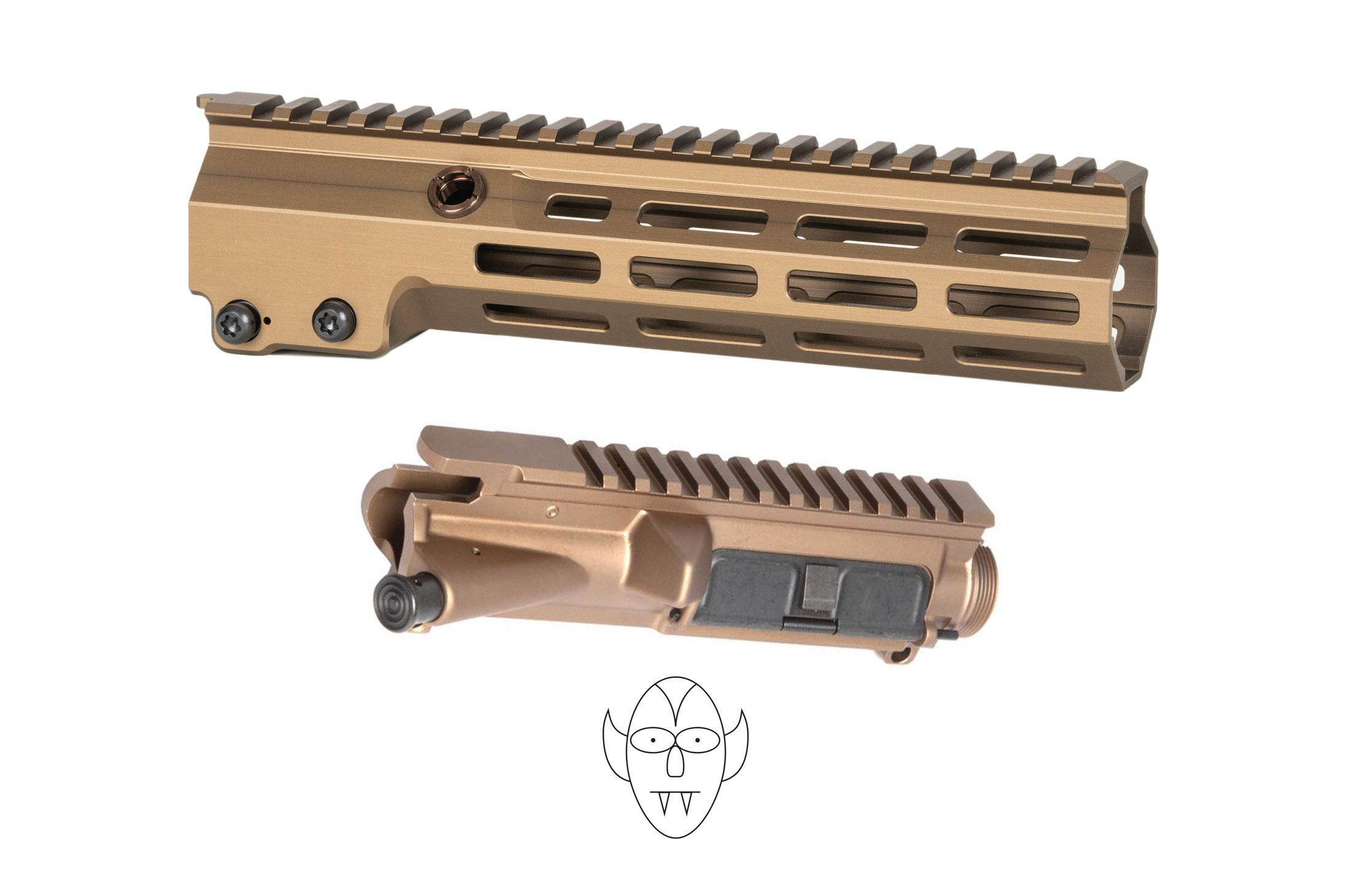 Geissele Automatics Super Duty Center Tab MK16 Assembled AR-15 Upper Receiver - 9.3" - DDC - BLEMULA